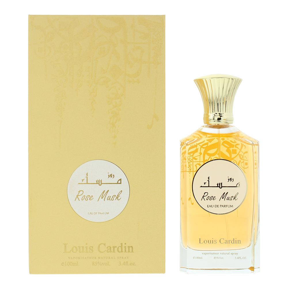 Louis Cardin Rose Musk 100ml Eau de Parfum Spray for Her