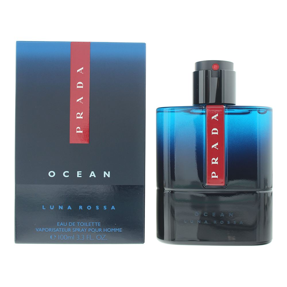 Prada Luna Rossa Ocean 100ml Eau De Toilette Spray for Him