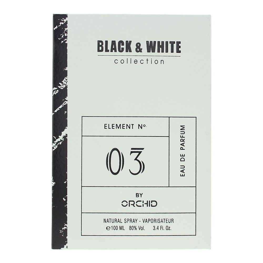 Orchid Black & White Collection Element No. 03 100ml Eau de Parfum Spray for Unisex
