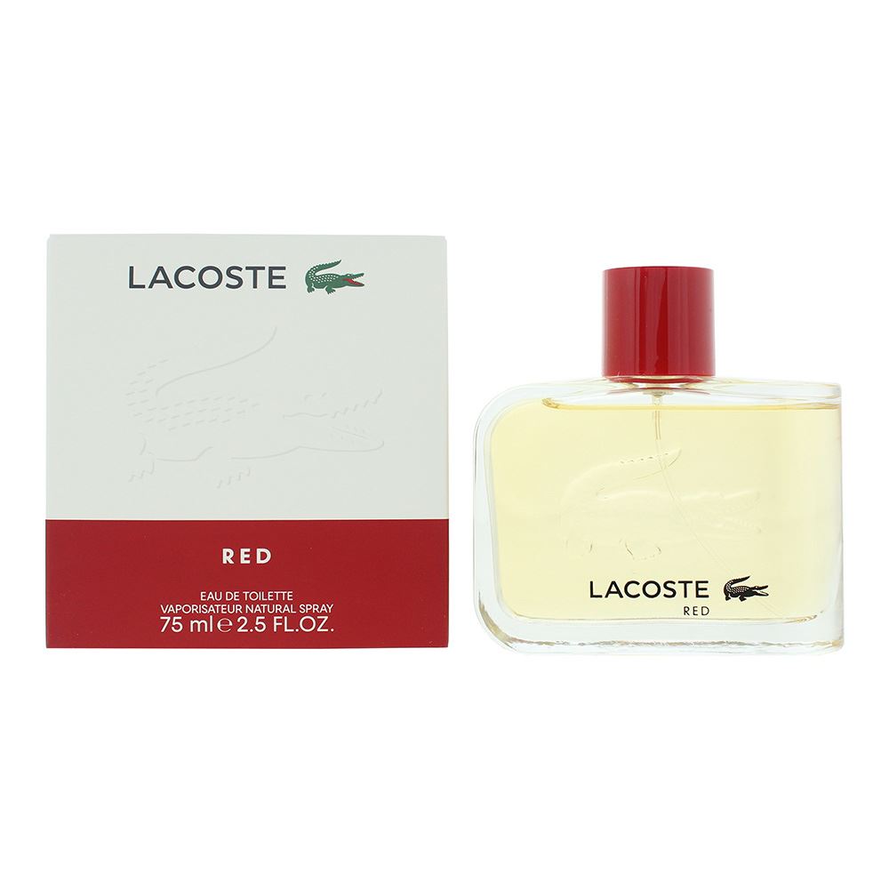 Lacoste Red 75ml Eau de Toilette Spray for Him