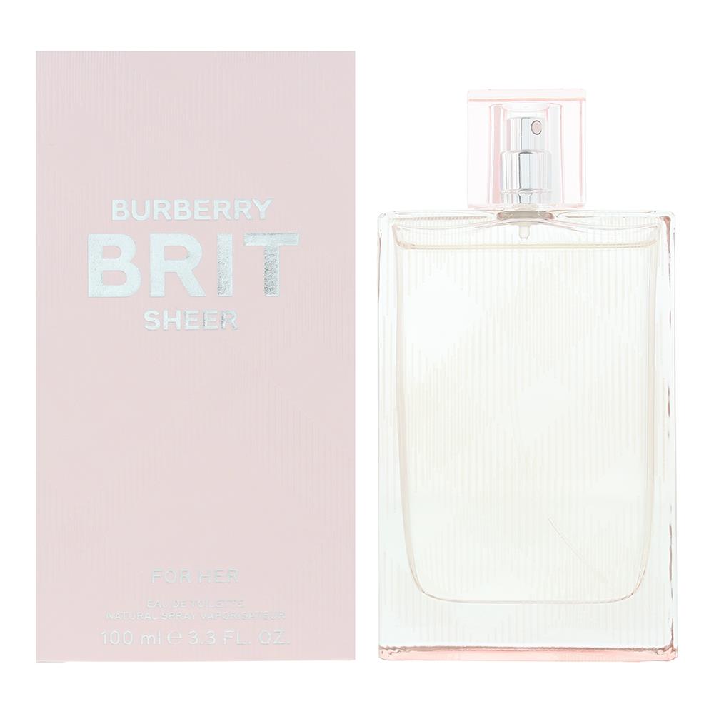 Burberry Brit Sheer 100ml Eau De Toilette Spray for Her