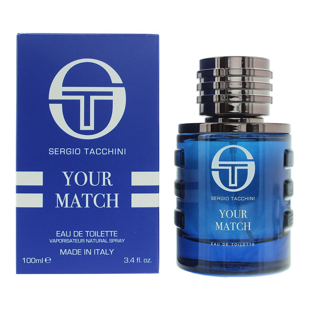 Sergio Tacchini Your Match 100ml Eau De Toilette Spray For Him