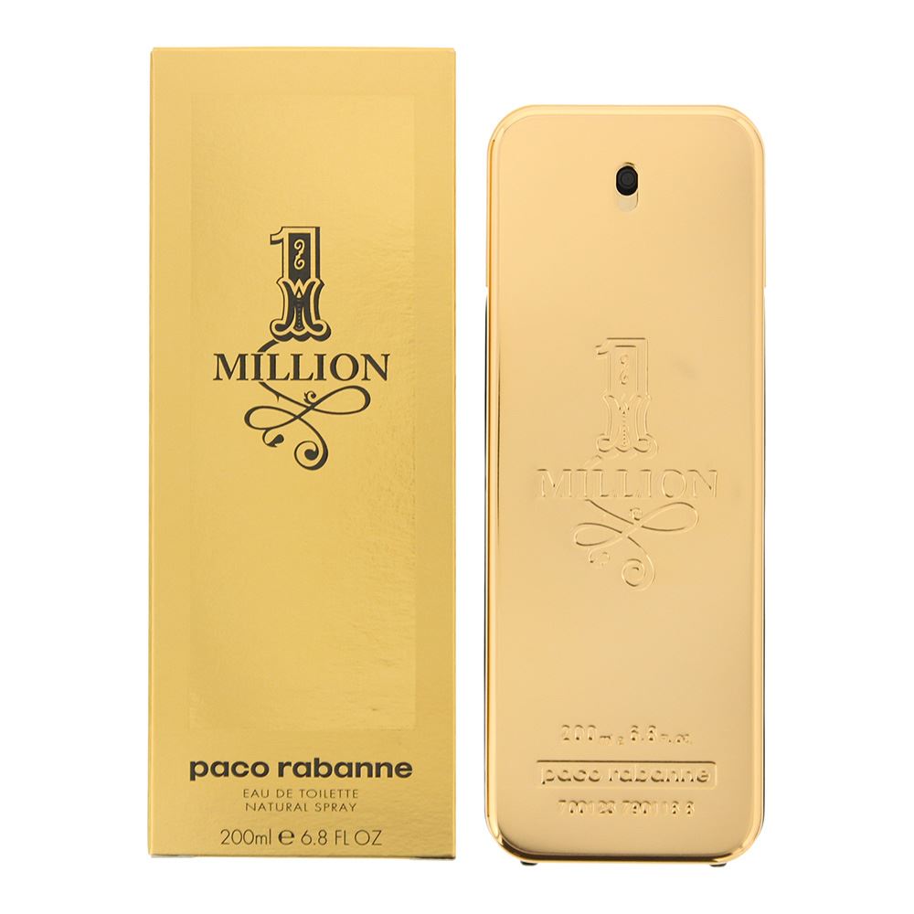 Paco Rabanne 1 Million 200ml Eau De Toilette Spray for Him