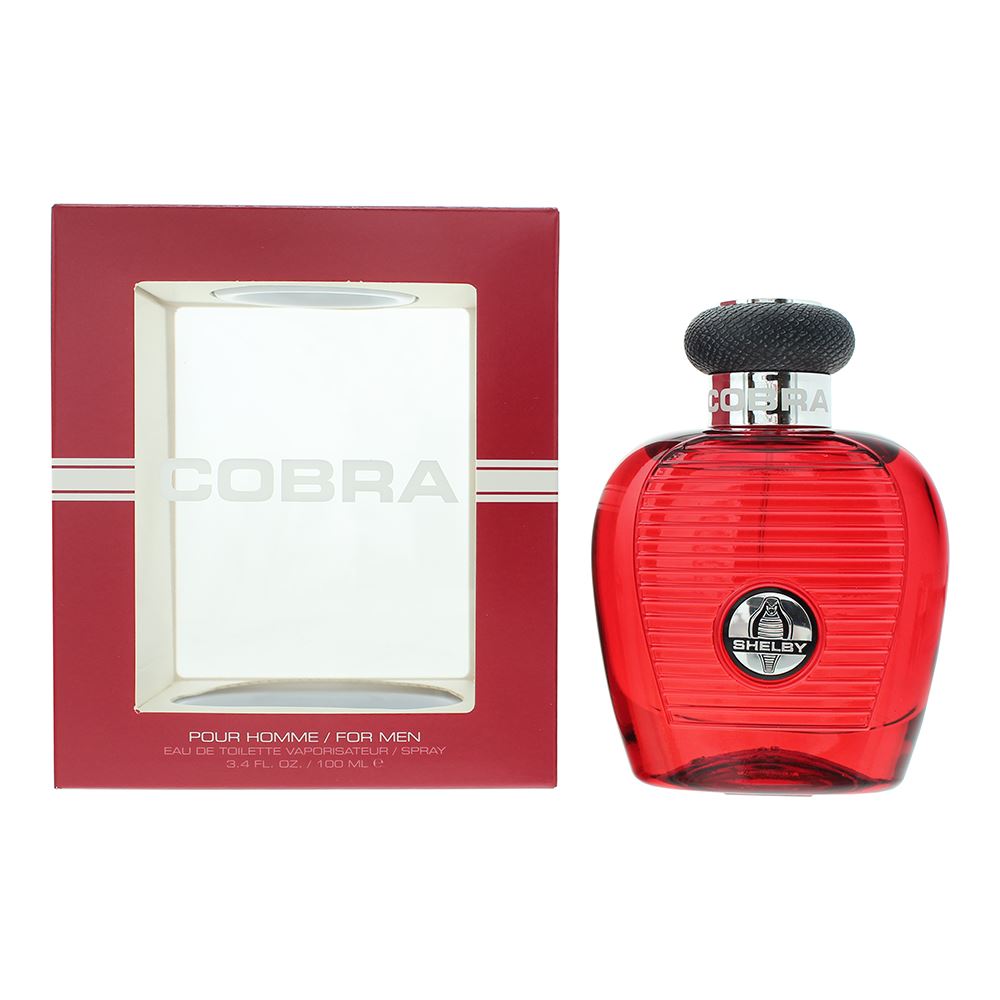 Carroll Shelby Red Cobra 100ml Eau de Toilette Spray for Him