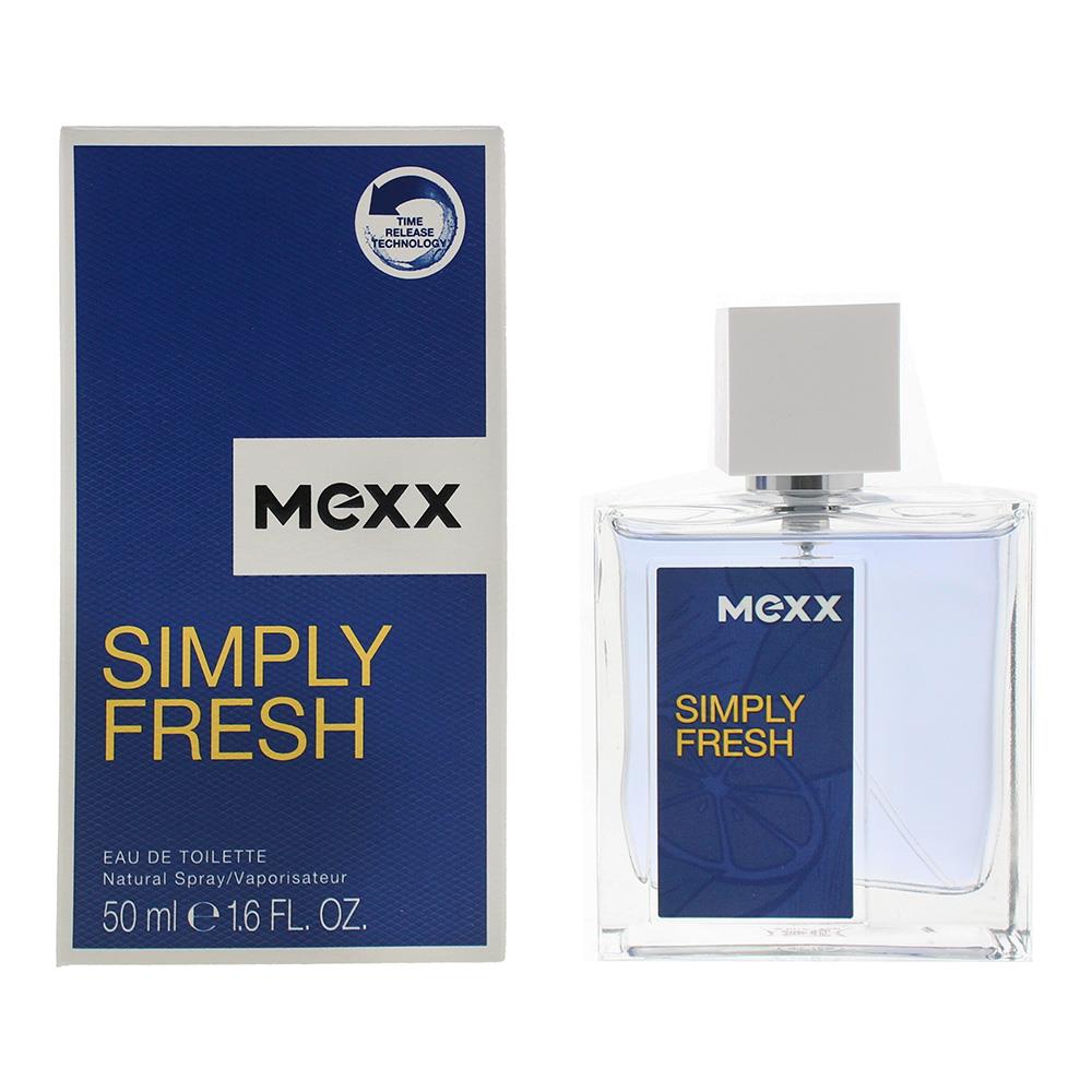 Mexx Simply Fresh 50ml Eau De Toilette Spray for Him