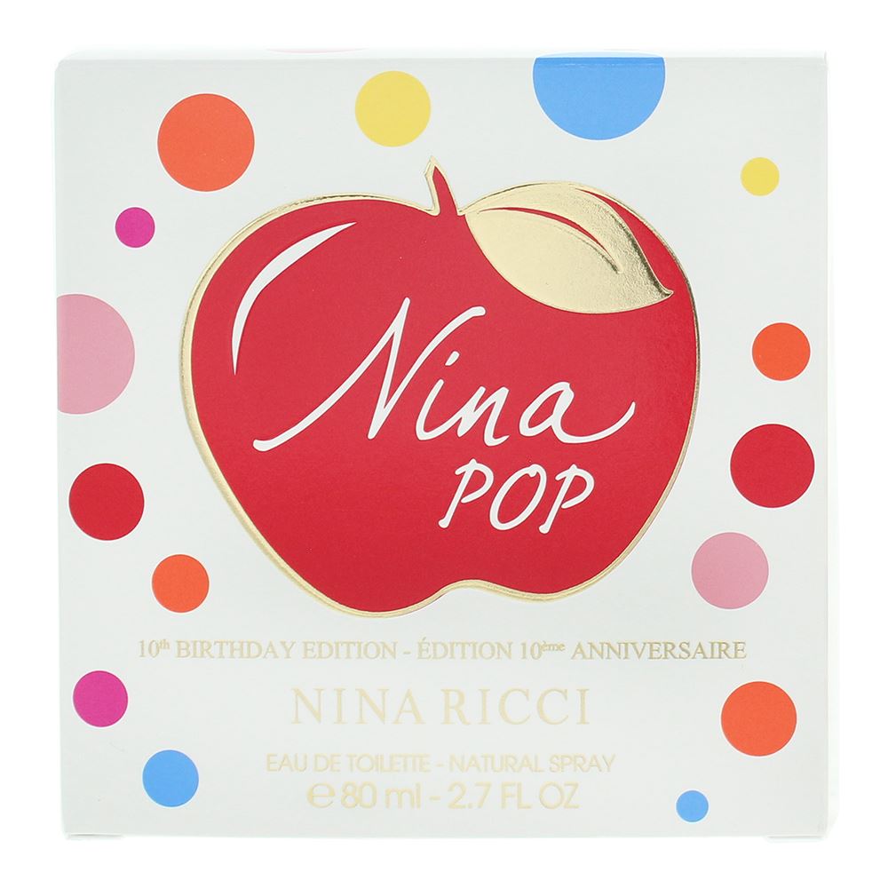 Nina Ricci Nina Pop 10th Birthday Edition 80ml Eau de Toilette Spray for Her