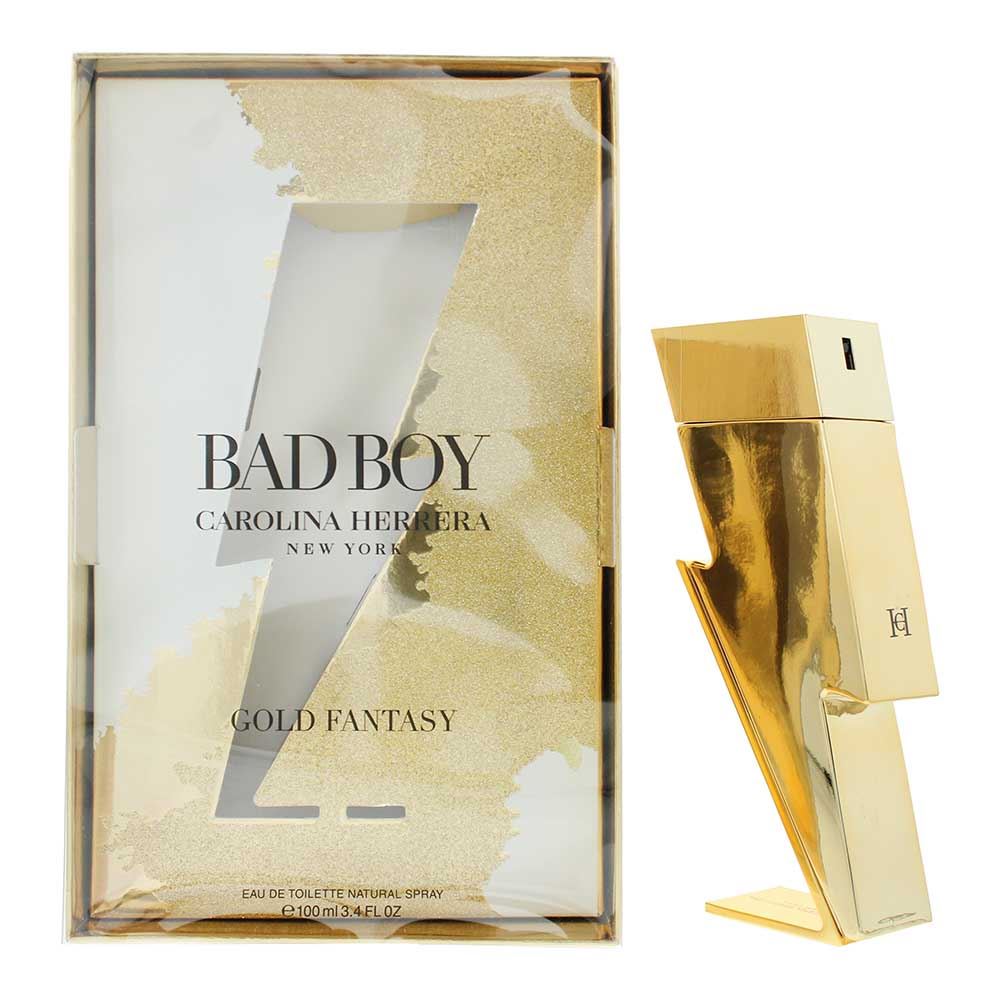 Carolina Herrera Bad Boy Gold Fantasy 100ml Eau de Toilette Spray for Him