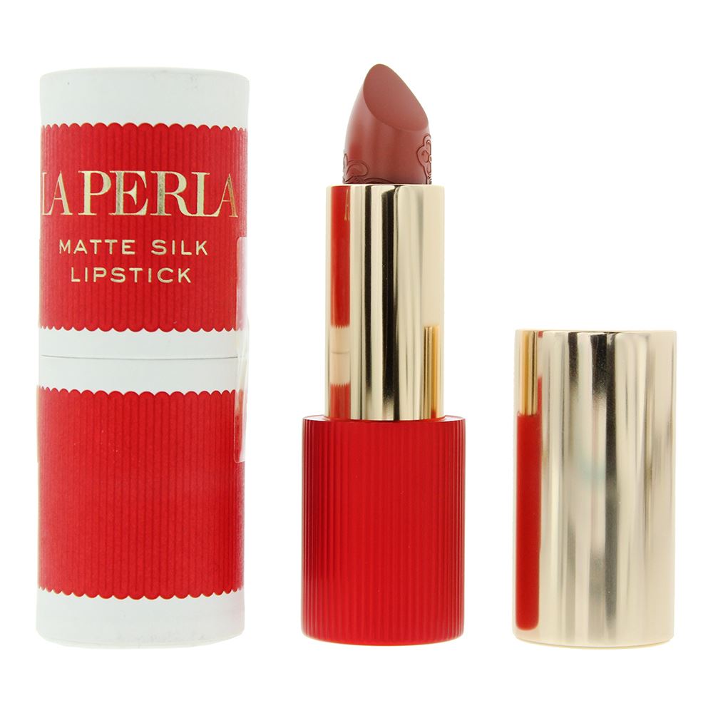 La Perla Matte Silk Lipstick 3.5g - 110 Cinnamon Red