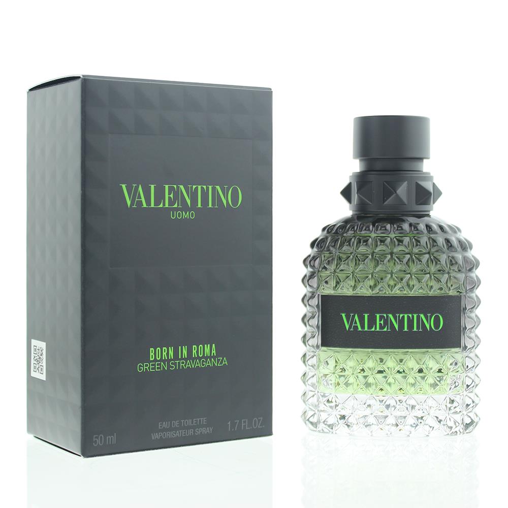 Valentino Uomo Born In Roma Green Stravaganza 50ml Eau de Toilette Spray for Him