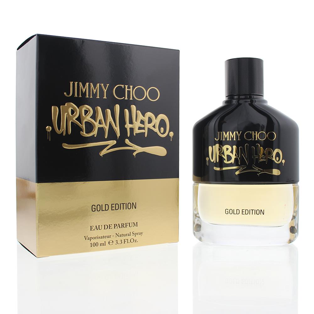Jimmy Choo Urban Hero Gold Edition 100ml Eau De Parfum Spray for Him