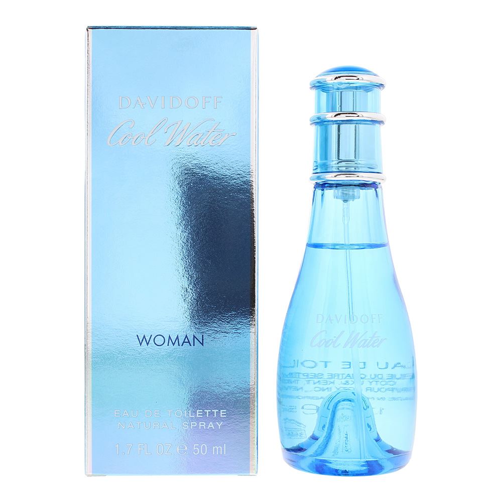 Davidoff Cool Water Woman 50ml Eau de Toilette Spray for Her