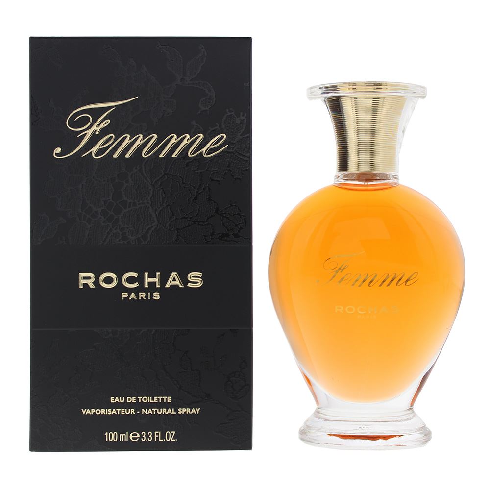 Rochas Femme 100ml Eau de Toilette Spray for Her