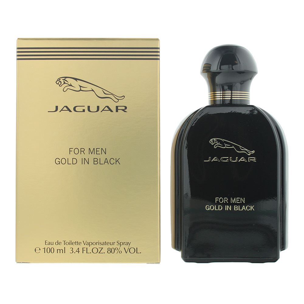 Jaguar For Men Gold In Black 100ml Eau de Toilette Spray for Him