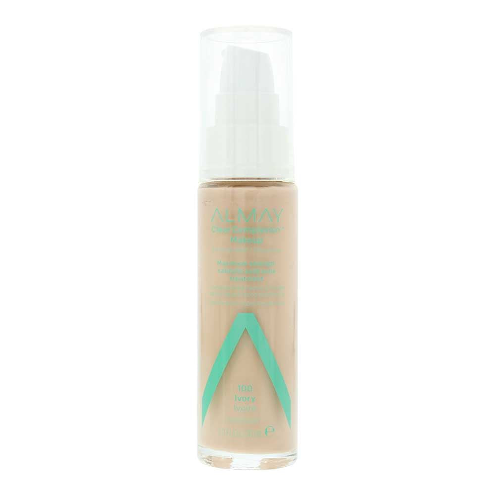 Almay Clear Complexion Makeup Acne Clearing 30ml Foundation - 100 Ivory