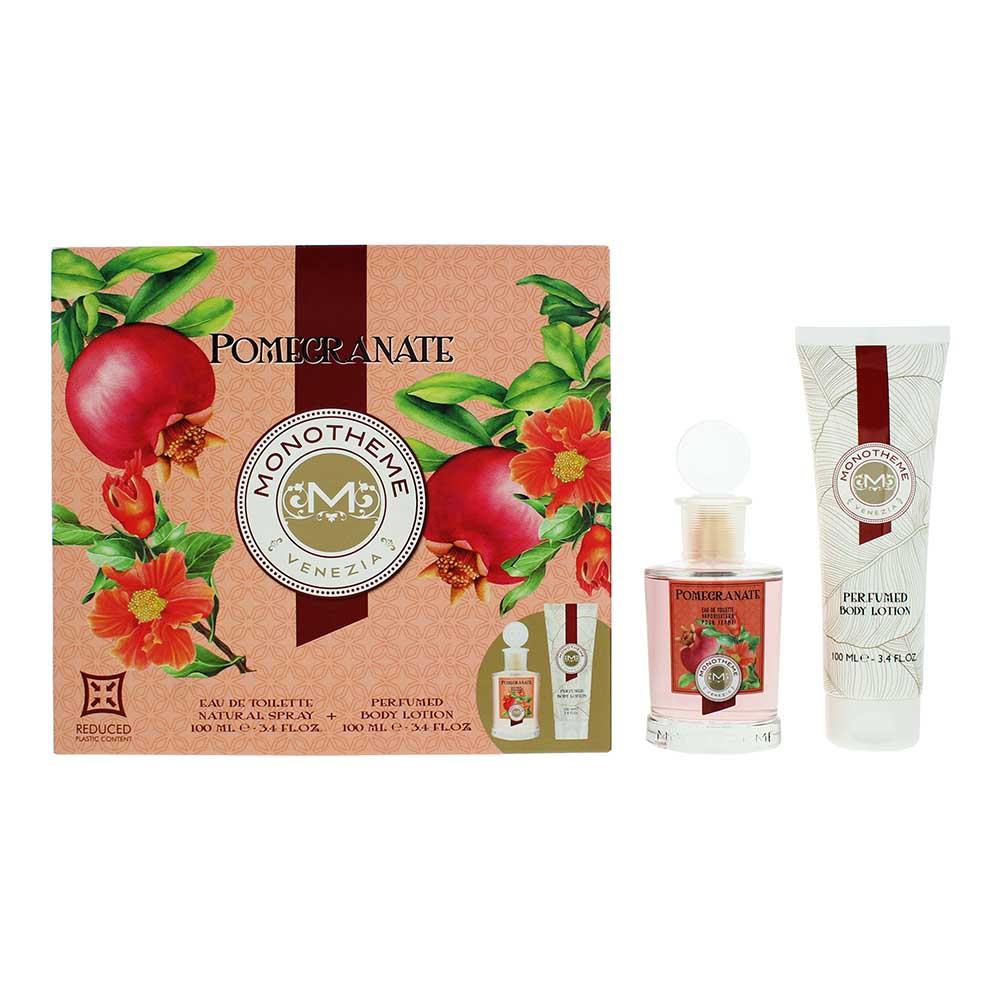Monotheme Pomegranate 100ml Eau de Toilette Gift Set 100ml Body Lotion for Her