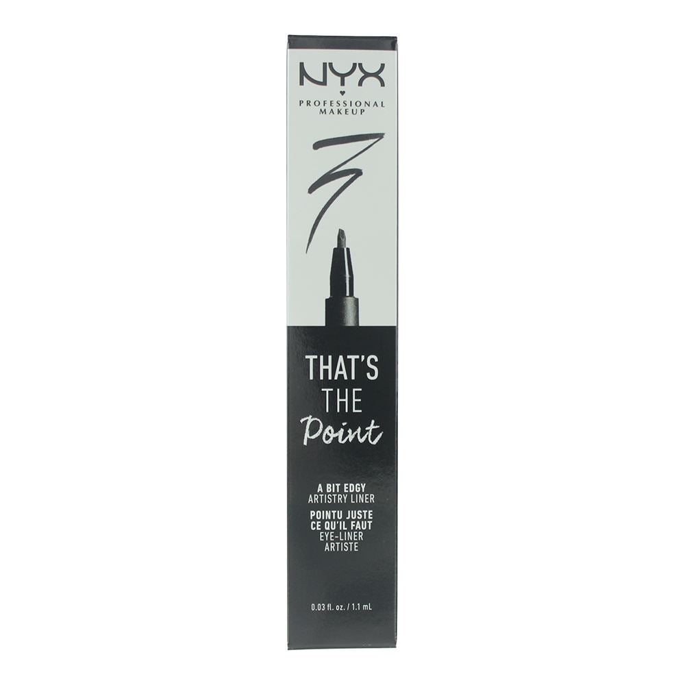 NYX That's The Point A Bit Edgy 1.1ml Liquid Eyeliner - Black