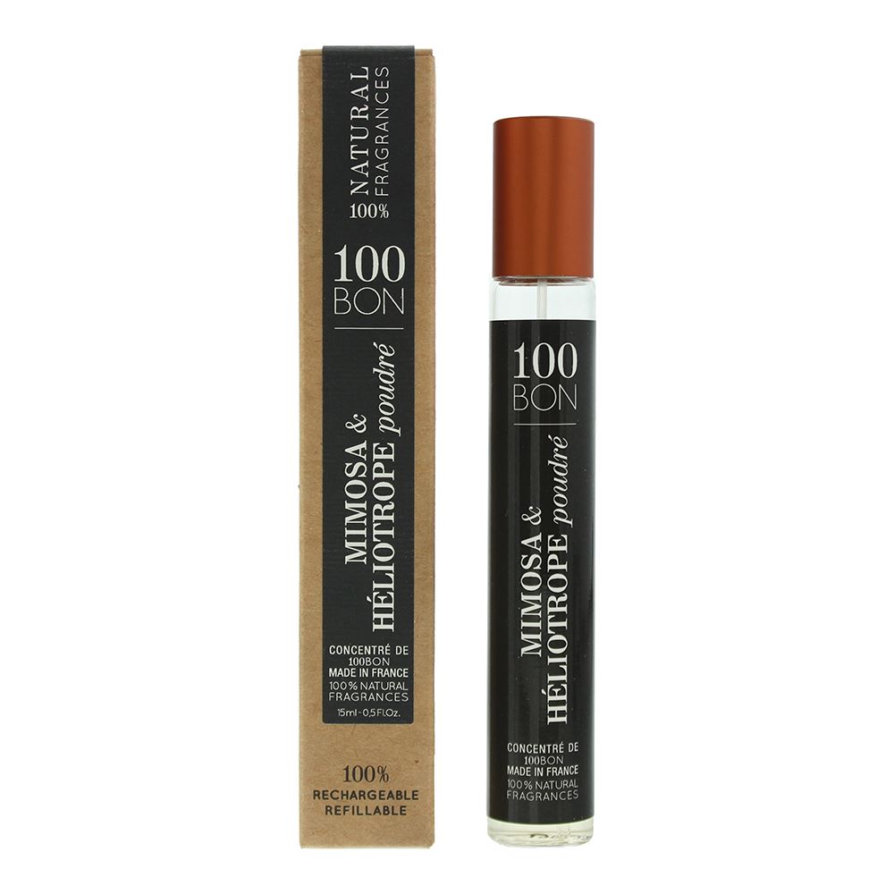 100 Bon Mimosa & Heliotrope Poudre 15ml Eau De Parfum Refillable for Unisex