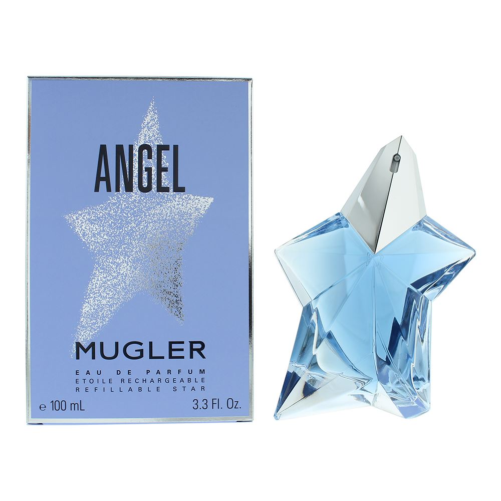 Mugler Angel 100ml Eau de Parfum Refillable Spray for Her - Standing Star