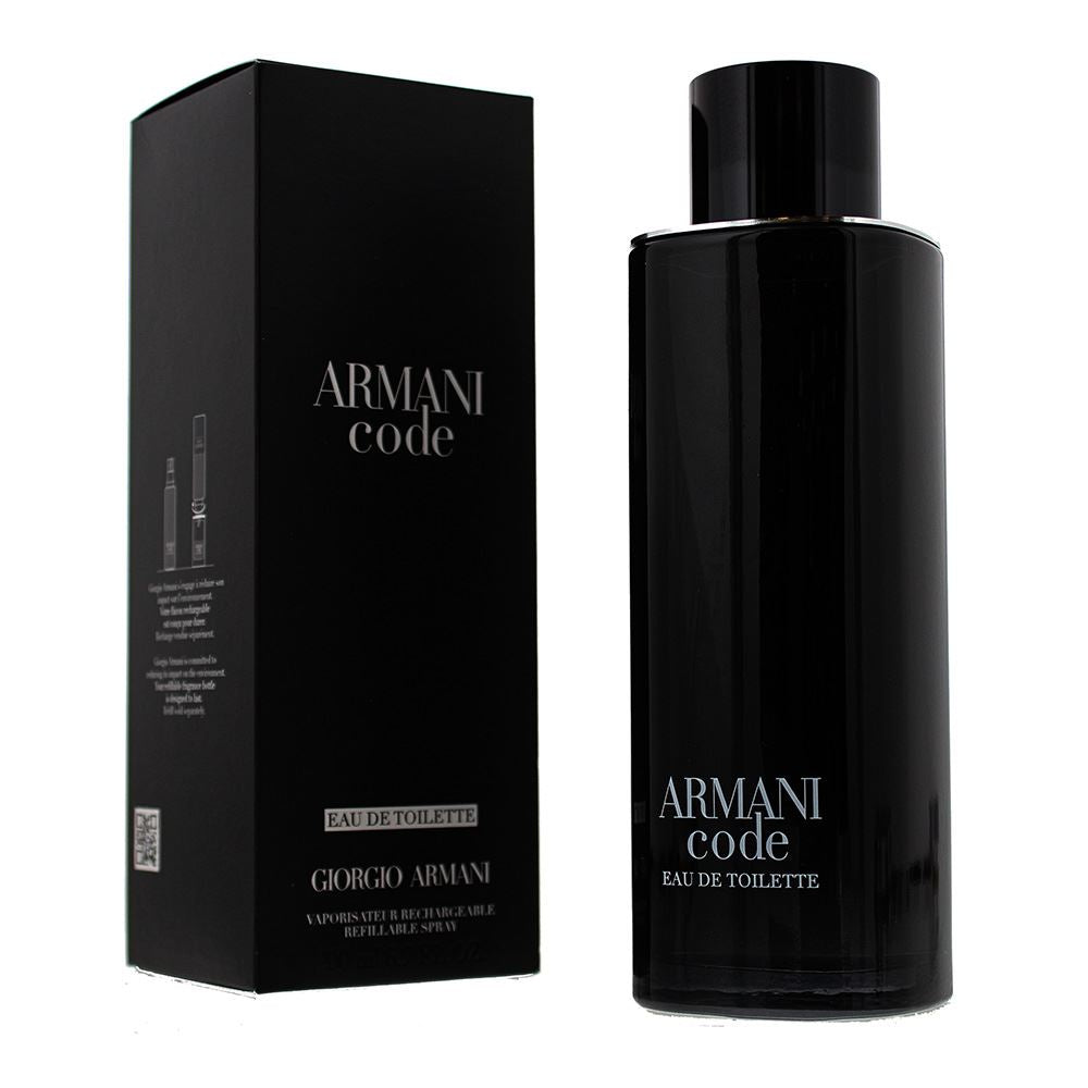 Giorgio Armani Code Pour Homme 200ml Eau de Toilette Refillable Spray for Him