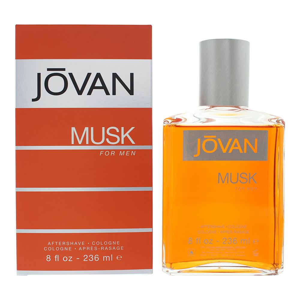 Jovan Musk Aftershave 236ml Cologne Splash for Him
