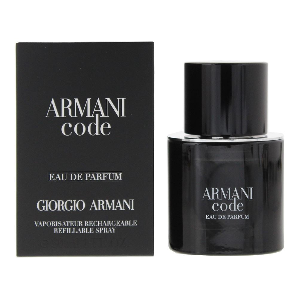 Giorgio Armani Code Pour Homme 30ml Eau de Parfum Refillable Spray for Him
