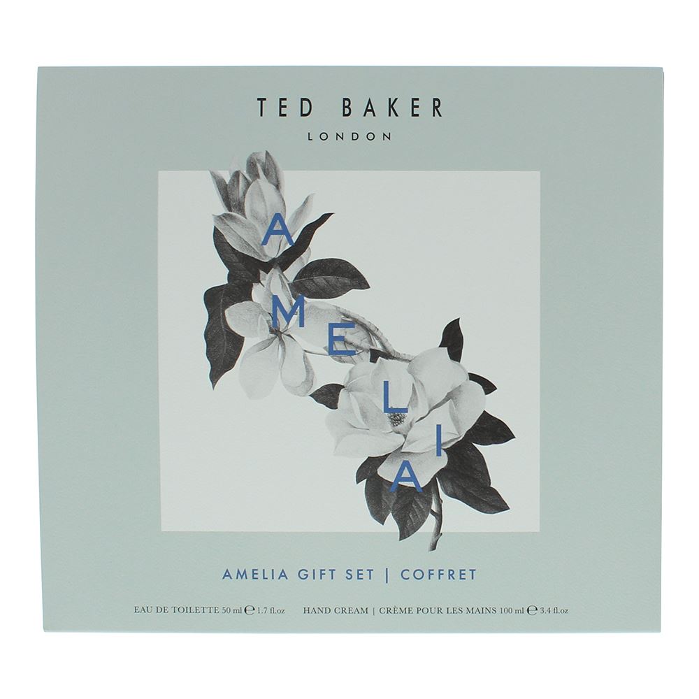 Ted Baker Amelia 50ml Eau De Toilette Gift Set For Her 100ml Hand Cream