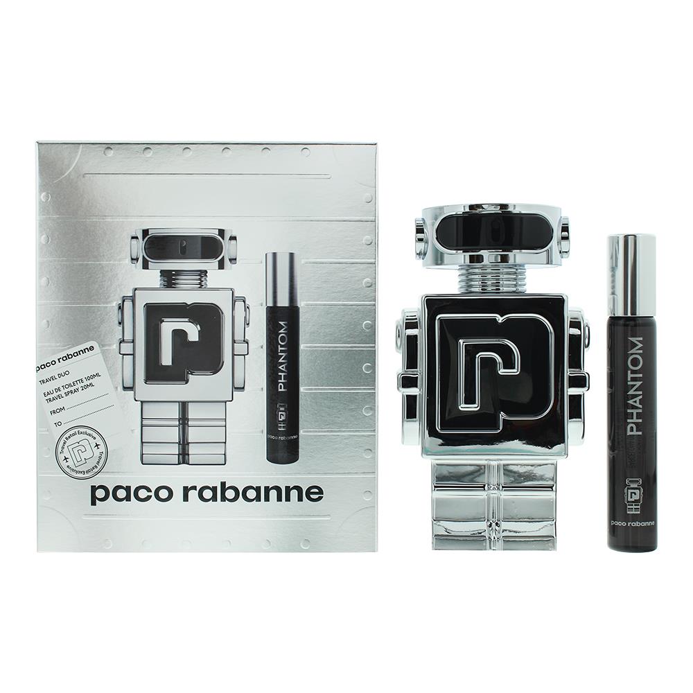 Paco Rabanne Phantom 100ml Eau de Toilette Gift Set 20ml Eau de Toilette for Him