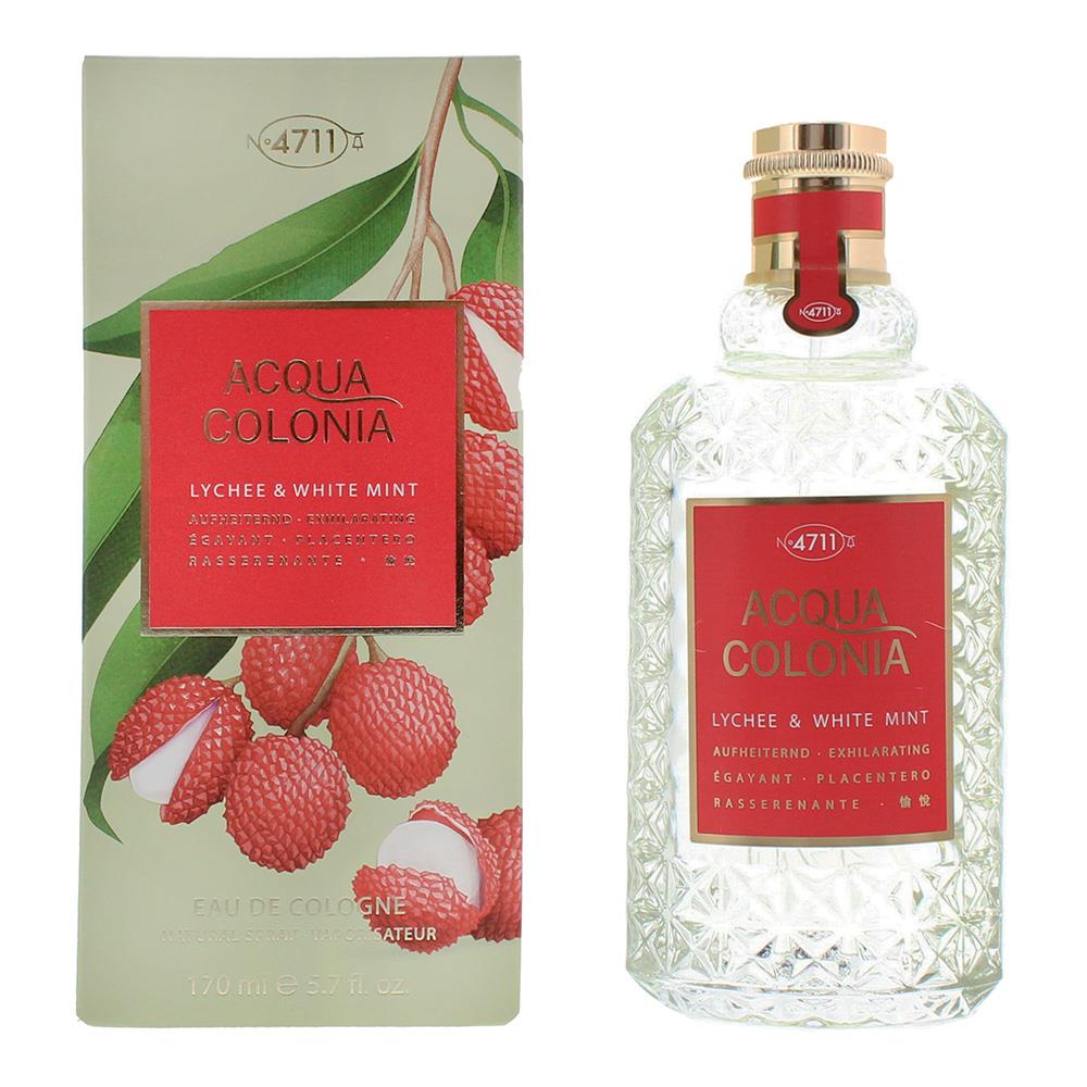 4711 Acqua Colonia Lychee & White Mint 170ml Eau de Cologne Spray for Unisex