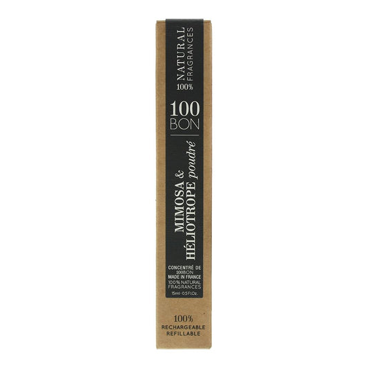100 Bon Mimosa & Heliotrope Poudre 15ml Eau De Parfum Refillable for Unisex
