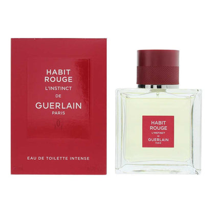 Guerlain Habit Rouge L'instinct 50ml Eau de Toilette Intense  Spray For Him