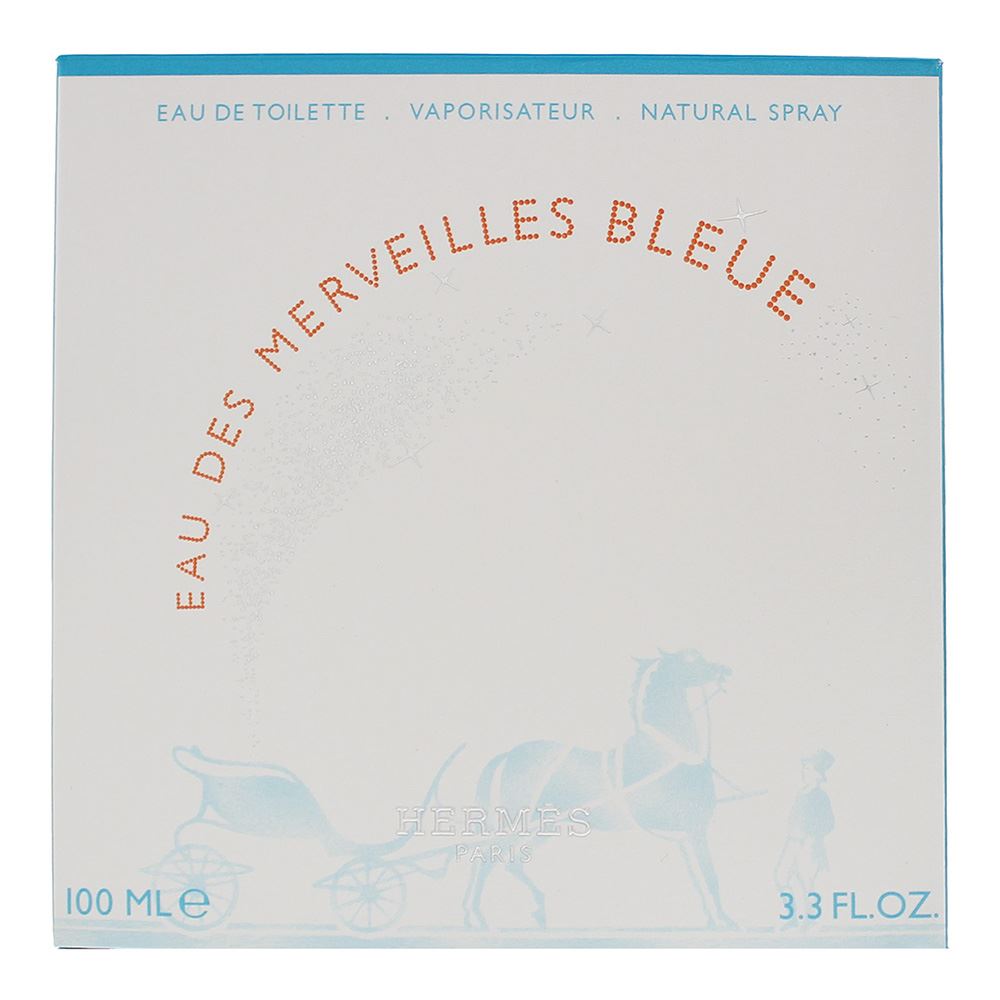 Hermes Eau Des Merveilles Bleue 100ml Eau De Toilette Spray for Her