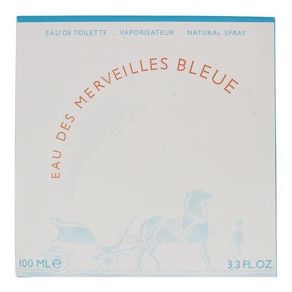 Hermes Eau Des Merveilles Bleue 100ml Eau De Toilette Spray for Her