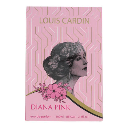 Louis Cardin Diana Pink 100ml Eau de Parfum Spray for Her