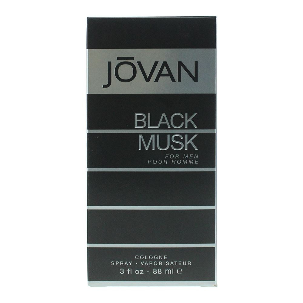 Jovan Black Musk For Men 88ml Cologne Spray for Him