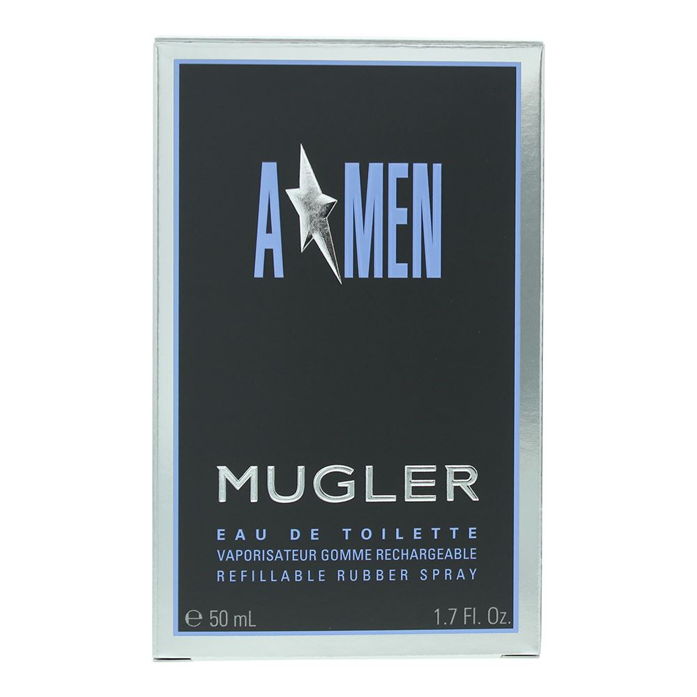 Mugler A*Men 50ml Eau de Toilette Refillable Spray For Him