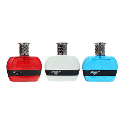 Mustang 30ml Eau de Toilette Gift Set - Red, White, Blue for Him