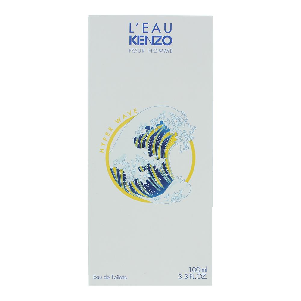 Kenzo L'eau Pour Homme Hyper Wave 100ml Eau De Toilette Spray for Him