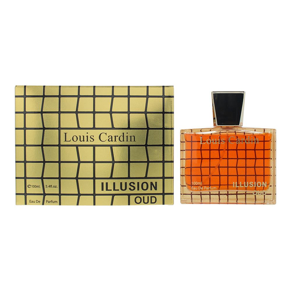Louis Cardin Illusion Oud 100ml Eau de Parfum Spray for Him