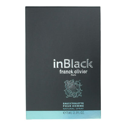 Franck Olivier In Black 75ml Eau De Toilette Spray for Him