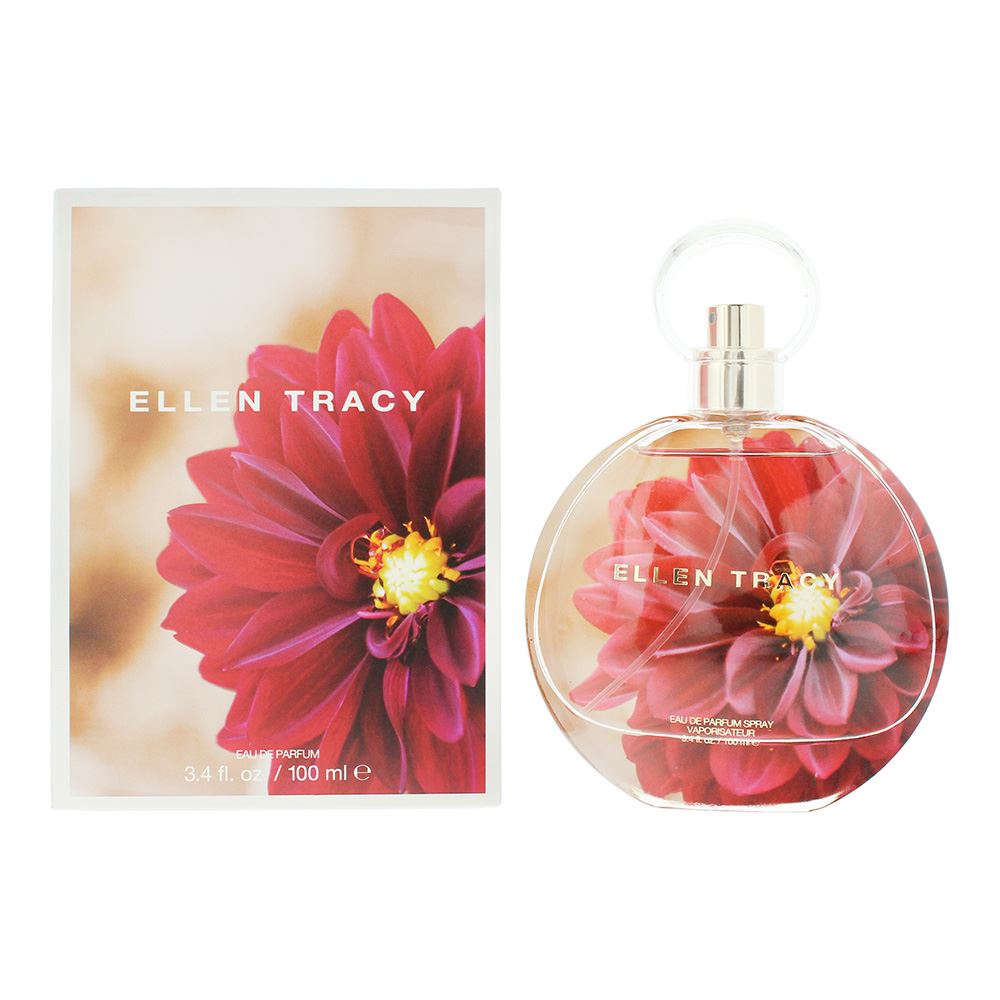 Ellen Tracy Dream Florals Red Dahlia 100ml Eau de Parfum Spray for Her
