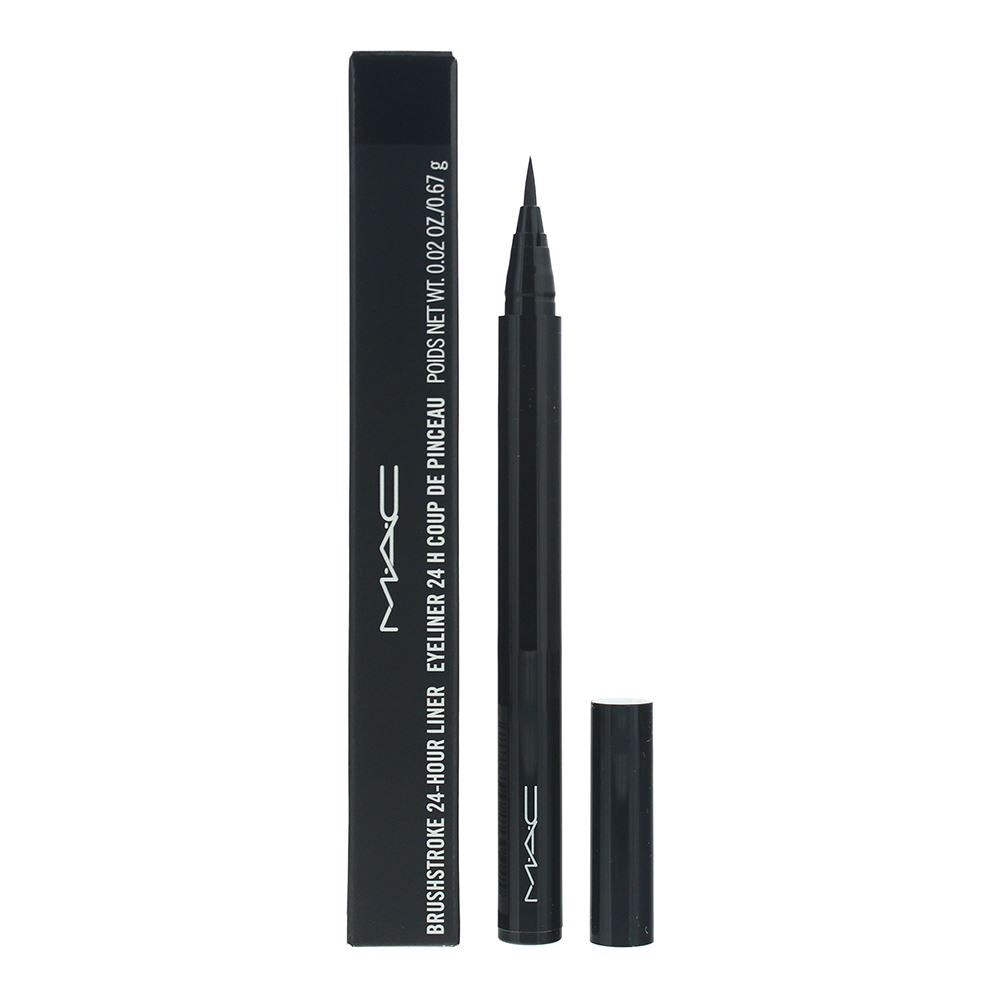 MAC Brushstroke 0.67g Eyeliner 24hr Liner - BrushBlack