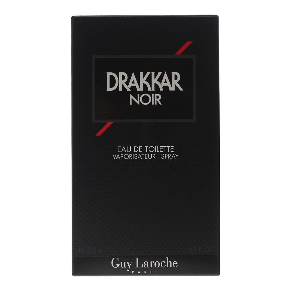 Guy Laroche Drakkar Noir 200ml Eau De Toilette Spray for Him