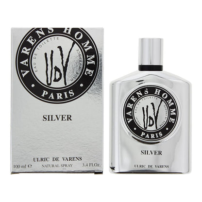 Ulric De Varens UDV Silver 100ml  Eau de Toilette Spray For Him -  Limited Edition