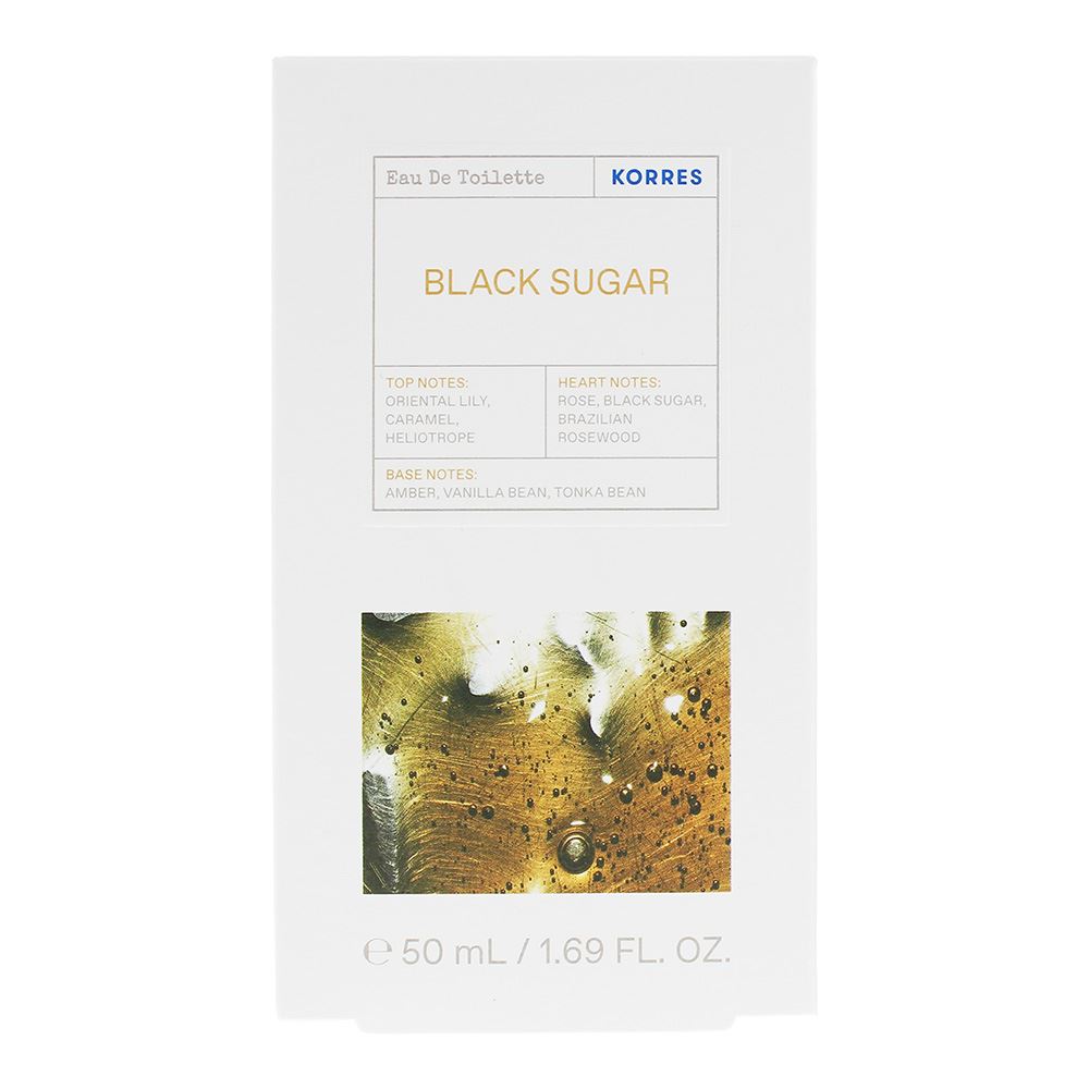 Korres Black Sugar 50ml Eau De Toilette Spray for Her