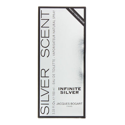 Jacques Bogart Silver Scent Infinite Silver 100ml Eau de Toilette Spray for Him