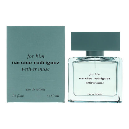 Narciso Rodriguez For Him Vetiver Musc 50ml Eau De Toilette Spray For Him