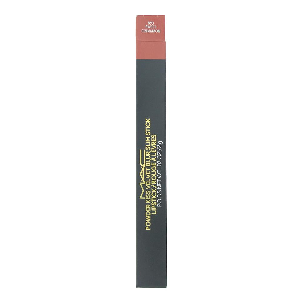 MAC Powder Kiss Velvet Blur Slim Stick 2g  Lipstick  - 893 Sweet Cinnamon