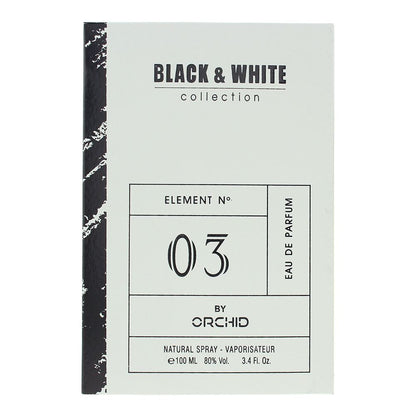 Orchid Black & White Collection Element No. 03 100ml Eau de Parfum Spray for Unisex
