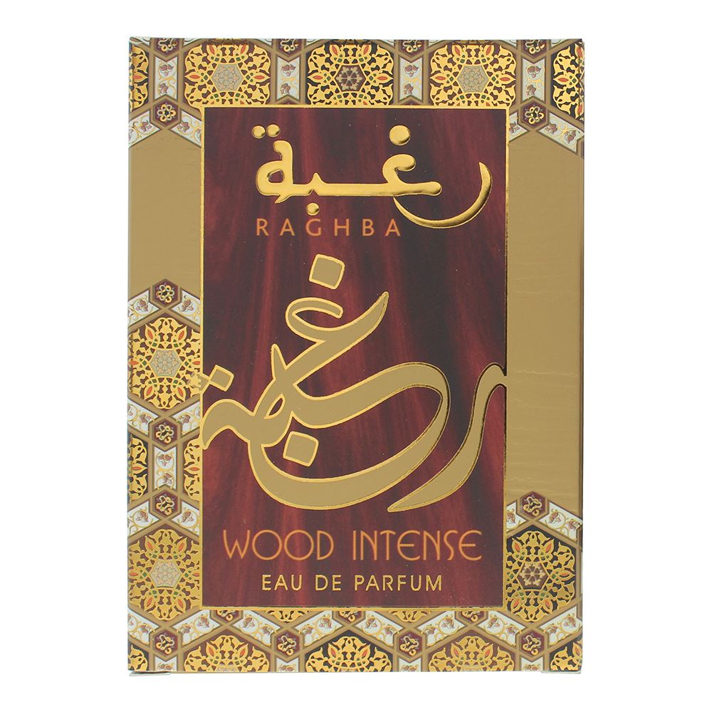Lattafa Raghba Wood Intense 100ml Eau de Parfum Spray for Him