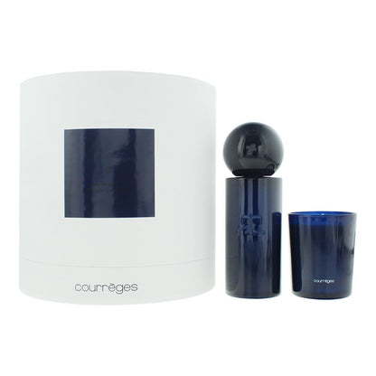 Courreges C 100ml Eau de Parfum Gift Set 75g Candle for Unisex